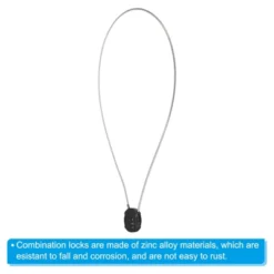 Unique Bargains Gym Locker Small 3 Digit Padlock Combination Locks -Futuro Brand GUEST 373ac063 676e 4461 8b7e 65b50b5944b6