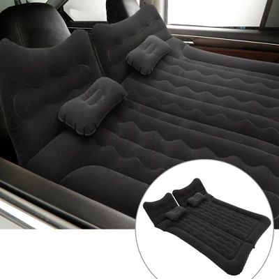 Unique Bargains Car Air Mattress Camping Bed With Pillows Black 1 Unique Bargains Car Air Mattress Camping Bed With Pillows Black