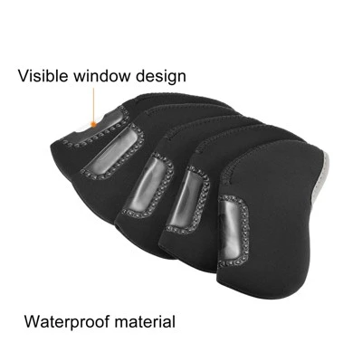 Unique Bargains Waterproof Soft Golf Club Iron Head Covers With Visible Windows 10 Pcs 3 Unique Bargains Waterproof Soft Golf Club Iron Head Covers With Visible Windows 10 Pcs - Image 3