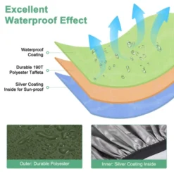 Unique Bargains Waterproof Backpack Rain Cover With A Vertical Reflective Strap For Hiking/Biking 1 Pc -Futuro Brand GUEST 38f638f7 136d 45e0 afe9 179f7aa08743