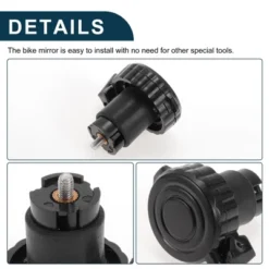 Bike Rearview Mirror 4.4x4cm Adjustable | Front Handlebar Bike Mirror Black With Mounting Accessories For Bicycle Mountain Road Bike 1 Set 9 Bike Rearview Mirror 4.4x4cm Adjustable | Front Handlebar Bike Mirror Black With Mounting Accessories For Bicycle Mountain Road Bike 1 Set -Futuro Brand GUEST 3945ccfe 7937 48dc 96a6 17fd507020ef