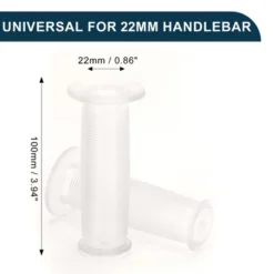 Unique Bargains Bike Handlebar Grips Covers 3.94" Clear 1 Pair -Futuro Brand GUEST 39bcd06c 5b40 4e20 9a15 daec14e6736a