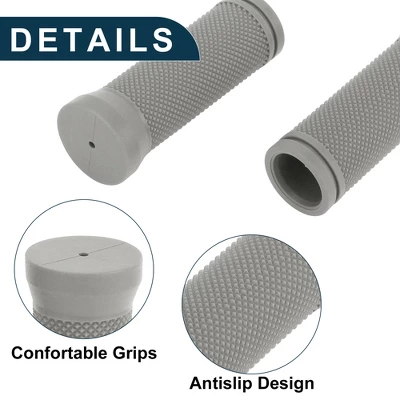 Unique Bargains Bike Handlebar Grips Covers 3.54" Gray 1 Pair 3 Unique Bargains Bike Handlebar Grips Covers 3.54" Gray 1 Pair - Image 3