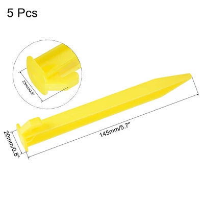 Unique Bargains Tent Stakes Plastic Pegs With Hook For Camping Canopy 1 Unique Bargains Tent Stakes Plastic Pegs With Hook For Camping Canopy