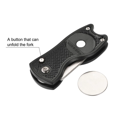 Unique Bargains Double-Sided Retractable Dust Groove Cleaning Golf Club Brush And Divot Tool Set 3 Unique Bargains Double-Sided Retractable Dust Groove Cleaning Golf Club Brush And Divot Tool Set - Image 3