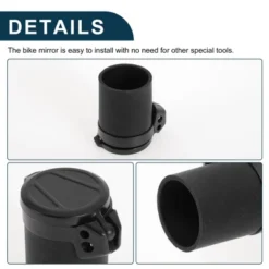 Bike Rearview Mirror 36mm Adjustable | Front Riding Mirror Black For Bicycle Mountain Road Bike 1 Pcs -Futuro Brand GUEST 3b320d3e 7268 4dda a09e 72526e09d0c0