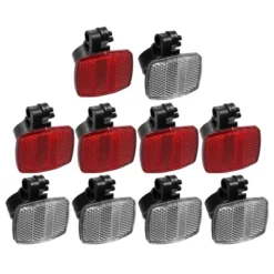 Unique Bargains Bicycle Front Rear Reflector Kit Red And White 10 Pcs -Futuro Brand GUEST 3c11d598 58e8 4c46 b8fe 2a32c6673599