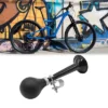 Unique Bargains Metal Rubber Air Horn Hoot Bicycle Cycling Squeeze Bugle Trumpet Bike Bells Black 8.5" X 2" 1 Pc