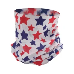 Unique Bargains Sunscreen Stars Pattern Face Scarf Mask Red White 1 Pc -Futuro Brand GUEST 3d45a9c7 9b66 486e a8ea a99a311b19ec
