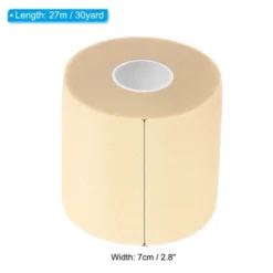 Unique Bargains PE Ultra-Thin Soft Elastic Tennis Racket Grip 30 Yard X 2.8 Inch