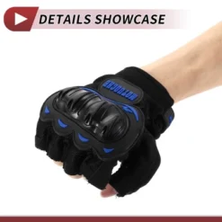 Unique Bargains Motorcycle Cycling Half Finger Gloves 1 Pair -Futuro Brand GUEST 41797073 53e8 43f4 be1e a913563e7c90