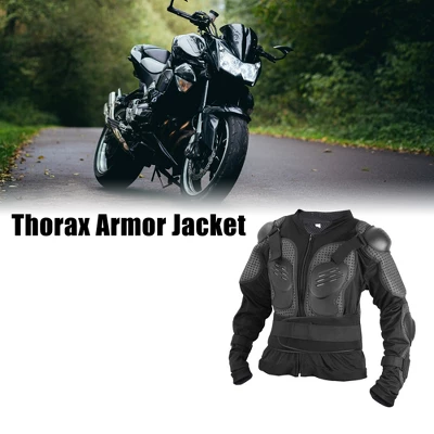 Unique Bargains Dirt Bike Motorcycle Riding Protective Full Body Armor Thorax Back Backbone Protector For Off-Road Cycling Black Size 2XL 1 Unique Bargains Dirt Bike Motorcycle Riding Protective Full Body Armor Thorax Back Backbone Protector For Off-Road Cycling Black Size 2XL