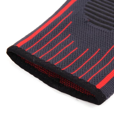 Unique Bargains 1 Pair Dark Gray Red Knitting Ankle Brace Support For Sport Running Basketball 3 Unique Bargains 1 Pair Dark Gray Red Knitting Ankle Brace Support For Sport Running Basketball - Image 3