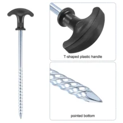 Unique Bargains Galvanized Screw Heavy Ground Pegs For Canopy Tarp -Futuro Brand GUEST 42643f66 cbdd 411f 9c4c 3faebf6ca257