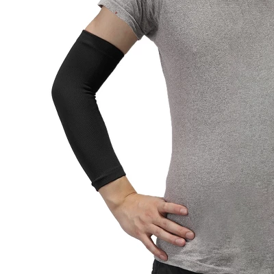 Unique Bargains Gender Neutral Compression Breathable Sports Arm Sleeves Protector 1 Unique Bargains Gender Neutral Compression Breathable Sports Arm Sleeves Protector