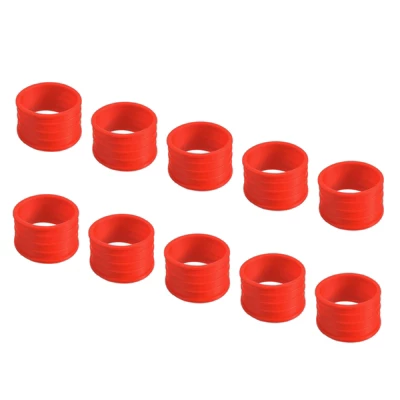 Unique Bargains Silicone Non-Slip Wear-Resistant Tennis Badminton Racket Handle Grip Rings 10 Pcs 7 Unique Bargains Silicone Non-Slip Wear-Resistant Tennis Badminton Racket Handle Grip Rings 10 Pcs - Image 7
