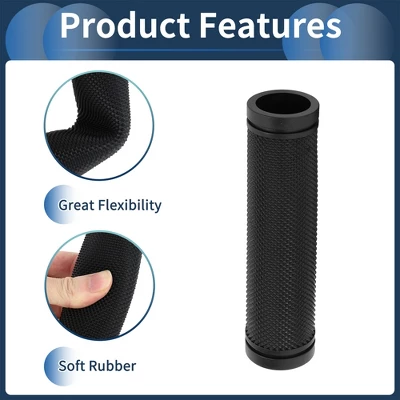 Unique Bargains Bike Handlebar Grips Covers 6.38" Black 1 Pair 3 Unique Bargains Bike Handlebar Grips Covers 6.38" Black 1 Pair - Image 3