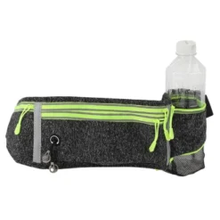 Unique Bargains Waist Pack Bag With Water Bottle Holder Gray 1 Pc -Futuro Brand GUEST 451c76a0 e2c4 4730 9760 f0a27f3c37d6