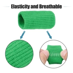 Unique Bargains Breathable Finger Sleeves Thumb Braces Support Elastic Compression Protectors Black Green 40pcs -Futuro Brand GUEST 459c5a3b d131 4d08 a1b3 7c9a525b5281