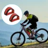 Unique Bargains Bike Pedal Straps Toe Clips Straps Adjustable Anti-Slip Bicycle Feet Straps Red 1 Pair