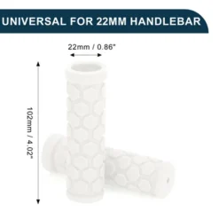 Unique Bargains Bike Handlebar Grips Covers 4.02" White 1 Pair -Futuro Brand GUEST 478593a8 dff0 4d14 b3c3 5bd5d1047471