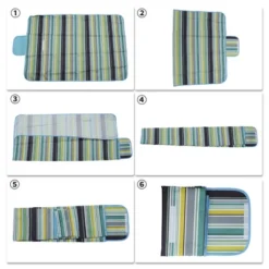 Unique Bargains Picnic Blanket Waterproof Washable Lightweight With Handle For Hiking Travel Camping Parks -Futuro Brand GUEST 47d6995e bc84 4a5a be9c abeecb26c49c