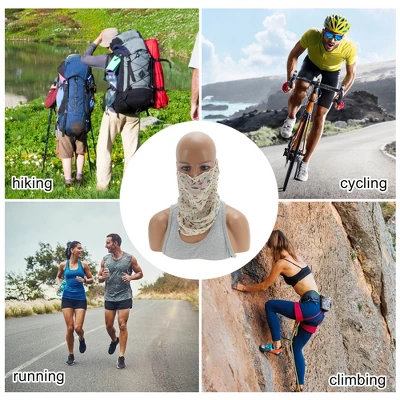 Unique Bargains Ditsy Floral Print Earloop Neck Gaiter 1 Pc 2 Unique Bargains Ditsy Floral Print Earloop Neck Gaiter 1 Pc - Image 2