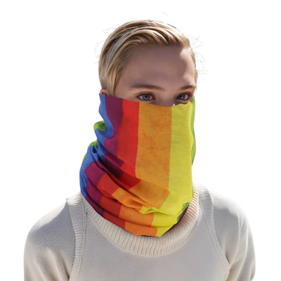 Unique Bargains Sunscreen Rainbows Pattern Face Scarf Mask Assorted Color 1 Pc 5 Unique Bargains Sunscreen Rainbows Pattern Face Scarf Mask Assorted Color 1 Pc - Image 5