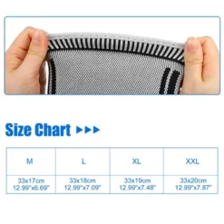 Unique Bargains Winter Calf Knee Warm Compression Sleeve Protect Leg Warmer Sleeve For Sport Black Gray 1 Pair -Futuro Brand GUEST 48d7c49b 1f64 4d11 b63d f81bc6f27c0b