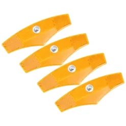 Unique Bargains Riding Bike Bicycle Warning Reflector Road Spoke Lights Bike Accessories Bicycle Rim Reflective Tape Yellow 4pcs -Futuro Brand GUEST 49711ab4 5601 45c1 8830 ae2b73057405