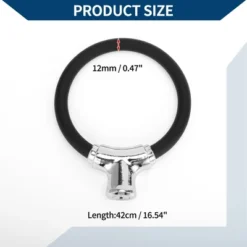Unique Bargains Bicycle Lock Portable Ring Cable Anti-Theft Bike Lock Mini Ring Lock Black 16.54" -Futuro Brand GUEST 49a63a00 4bd1 4b3a 9b4b 084d7aa440ad