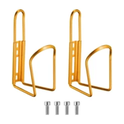 Unique Bargains Aluminum Universal Bicycle Water Bottle Cages 2 Pcs 5.7" With Screws -Futuro Brand GUEST 49b54405 fda2 4247 b108 ef153583c98d