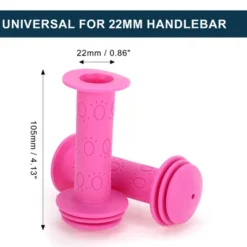 Unique Bargains Child Bike Handlebar Grips Covers 4.13" Pink 1 Pair -Futuro Brand GUEST 4afc3184 cbad 4a88 9cf0 f3dffaabf90b
