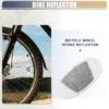 Unique Bargains Bicycle Warning Reflector For Bike Bicycle ABS 2pcs