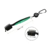 Unique Bargains Golf Tools With Cleaning Nail 2ft Retractable Lanyard Double Head Golf Club Brush