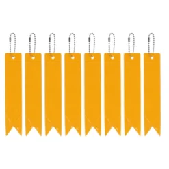 Unique Bargains Personal Reflectors Gear Safety Cycling Running Keychain 5.9 X 1.2 Inch 8 Pcs -Futuro Brand GUEST 4ff90959 3b5f 4879 93e0 649d44600b0a