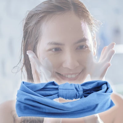 Unique Bargains Polyester Cotton Sweatbands Stretchy Moisture Wicking Headband For Fitness Sport 1 PCS 2 Unique Bargains Polyester Cotton Sweatbands Stretchy Moisture Wicking Headband For Fitness Sport 1 PCS - Image 2