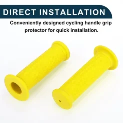 Unique Bargains Bike Handlebar Grips Covers 4.61" Yellow 1 Pair -Futuro Brand GUEST 5134af62 ab54 40f1 b48c 7851c765a7e7
