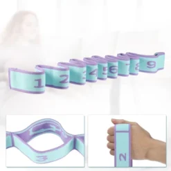 Unique Bargains Highly Elastic 9-Loops Yoga Stretching Band Exercise 1 Pc -Futuro Brand GUEST 5175332b 5424 44fb bd36 b8ef56944bd0