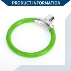 Unique Bargains Bicycle Lock Portable Ring Cable Anti-Theft Bike Lock Mini Ring Lock Green -Futuro Brand GUEST 51783a94 83de 454e b89b 0168e018eb1b