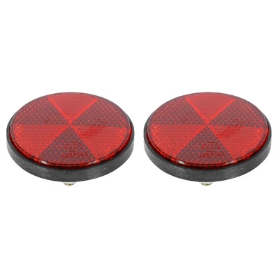 Unique Bargains M6x1.0 Red Universal Screw Mount Round Warning Reflector For Motorcycle 6 Unique Bargains M6x1.0 Red Universal Screw Mount Round Warning Reflector For Motorcycle - Image 6