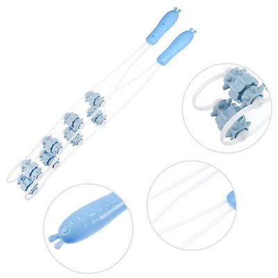 Unique Bargains Multiple Trigger Points Neck Shoulder PP TPE Handheld Back Massager Blue 1 Pcs 2 Unique Bargains Multiple Trigger Points Neck Shoulder PP TPE Handheld Back Massager Blue 1 Pcs - Image 2