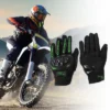 Unique Bargains Motorbike Gloves Breathable Full Finger Glove Nylon Outdoor Gloves 1 Pair