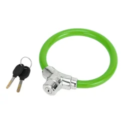 Unique Bargains Bicycle Lock Portable Ring Cable Anti-Theft Bike Lock Mini Ring Lock Green -Futuro Brand GUEST 53e20982 ce5f 454f b9b1 728daee479e0