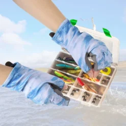 Unique Bargains Sun Protection Non-Slip Breathable Elastic Fishing Gloves 1Pair -Futuro Brand GUEST 53fc270f 3a01 47a2 b989 e2f222a91e61