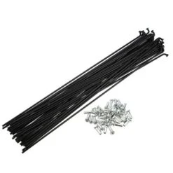 Unique Bargains 14G J Bend Bike Bicycle Spokes With Nipples Steel Black 40 Pcs -Futuro Brand GUEST 5442d51b 9c87 413d a14a 0c6d3585d0ad