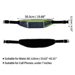 Unique Bargains Waist Pack Bag With Water Bottle Holder Deep Gray 1 Pc -Futuro Brand GUEST 54d2892c 0402 42ed 912a 96626f4944d9
