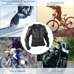 Unique Bargains Dirt Bike Motorcycle Riding Protective Full Body Armor Thorax Back Backbone Protector For Off-Road Cycling Black Size XL -Futuro Brand GUEST 552947f0 09e2 4ffd 806b 532985d4f379 1