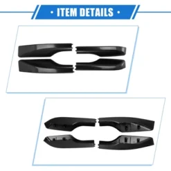 Unique Bargains Car Roof Rack Side Rails End Cover Cap For Toyota Land Cruiser LC200 J200 2008-2021 Plastic Black 4pcs -Futuro Brand GUEST 55b1cdeb f4ea 4ca9 aa98 168b751b17c4