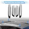 Unique Bargains Roof Rack Rail Cover End Protection Exterior Cover Shell Cap For Toyota RAV4 2013-2018 Silver Tone 1 Set